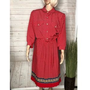 Vintage✨ Breli Originals cottagecore🌸 Floral patterned midi dress sz14